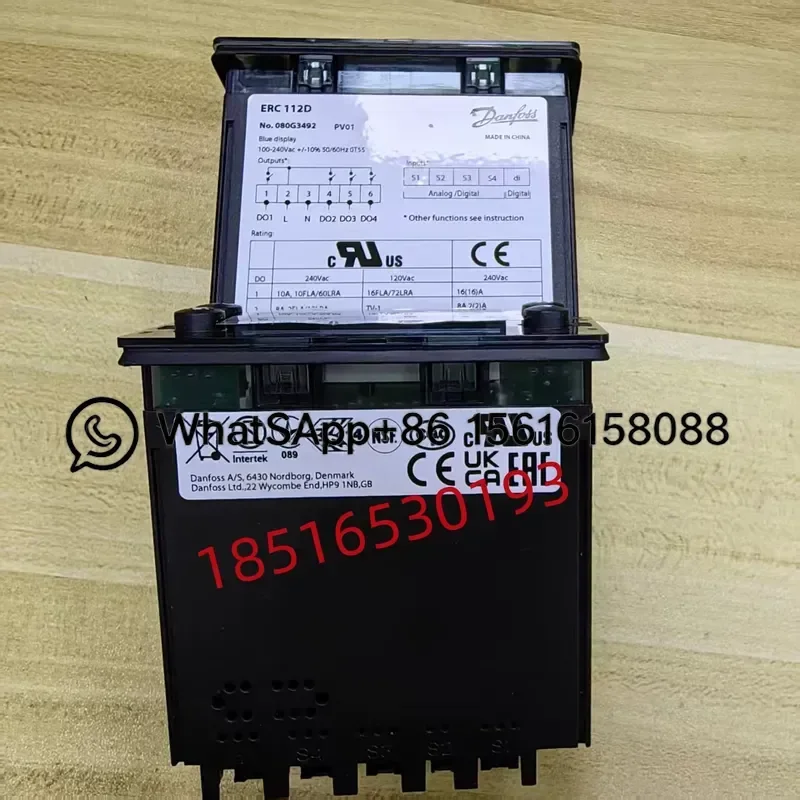 New Original Danfoss Thermostat ERC112C 080G3491 ERC112D 080G3492 Temperature Controller Refrigeration Spare Parts
