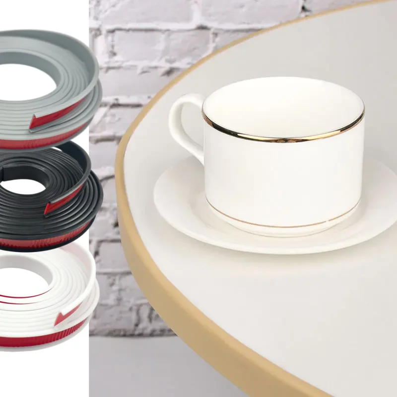 5m/196.85inch U Shaped Furniture PVC Edge Self adhesive edge banding,edge banding decoration,PVC edge banding
