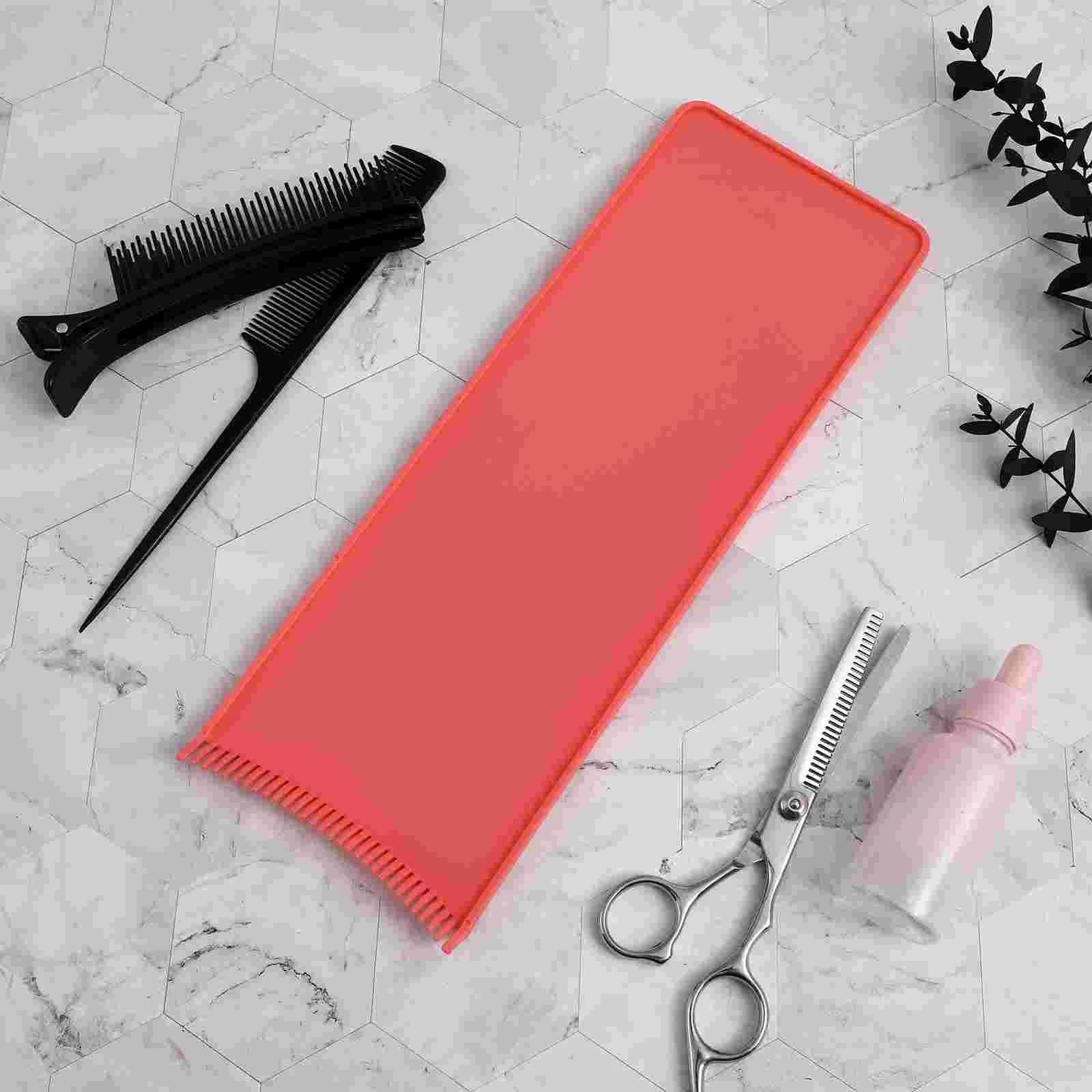 2 Pcs Hair Coloring Board Combs Salon Supply Highlighting Plate Remover Display Dye Dying Women's