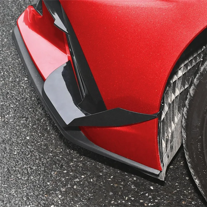

Superior-Front Side Canard Cover For Corvette C8 Stingray Z51 2020-2024 Car Side Body Bumper Air Vent Fins Trim Accessores