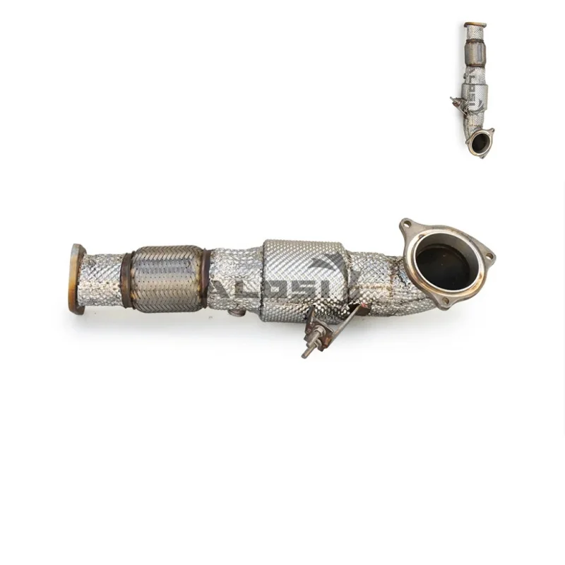 3 Inch High Flow Stainless Steel Turbo Exhaust Downpipe for Ford Focus 1.6T 2012-2018 Plug and Play Exhaust Parts