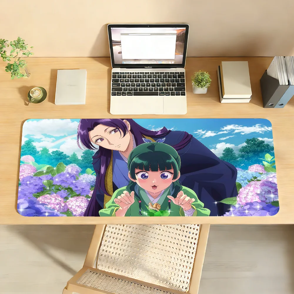 

Коврик для мыши Apothecary Diaries, нескользящий, с фиксирующим краем, для ПК и ноутбуков, резиновый, для офиса, клавиатуры, большой игровой коврик XXL