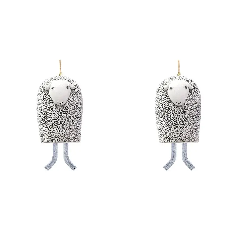 A84E-2X Vintage Wind Chime - Boho Style, Suitable For Outdoor, Garden, Patio Decoration. Cute Animal Groundhog Wind Chime,F
