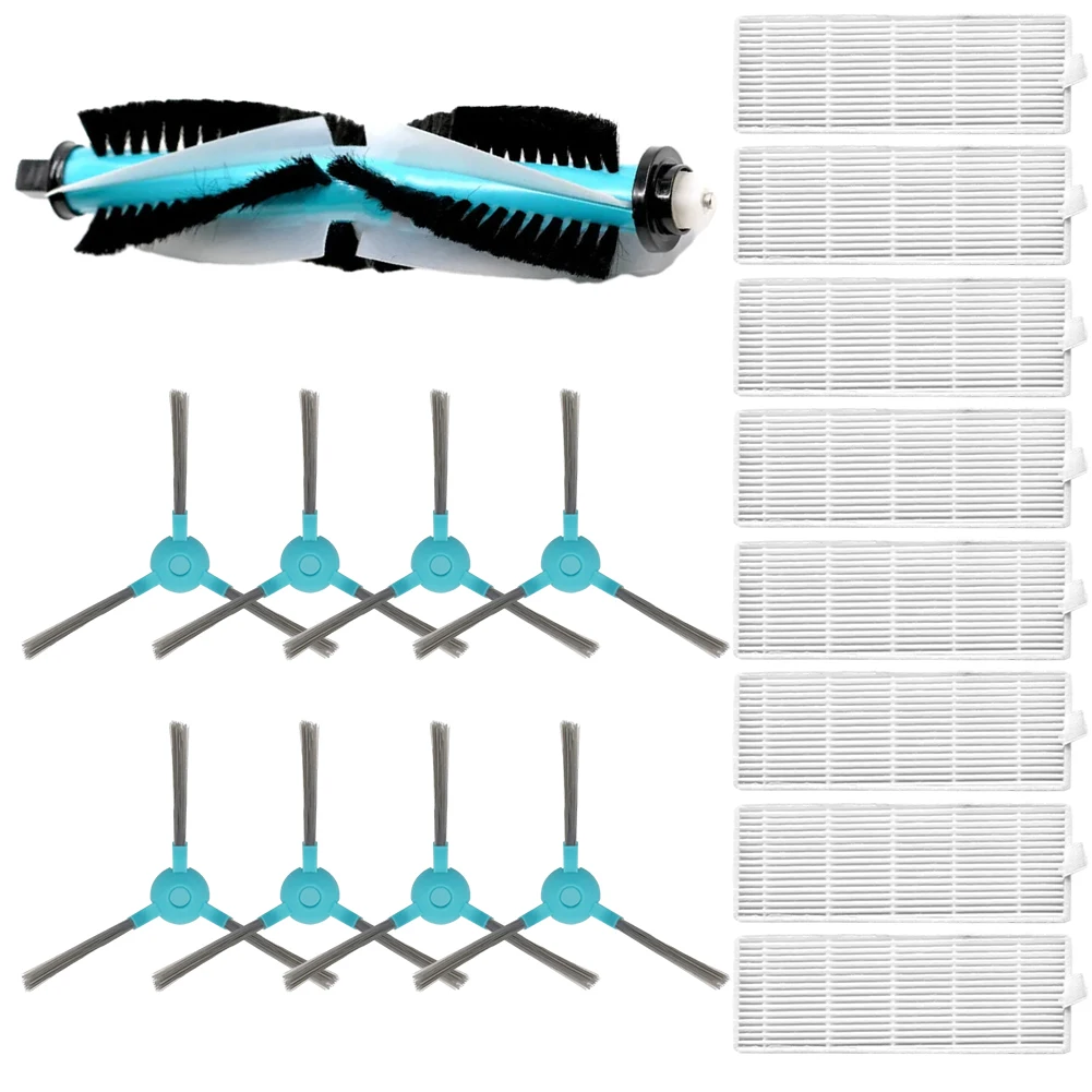 Accesorios esenciales de repuesto para Robot aspirador Conga 1390 1290, cepillo principal y lateral de repuesto