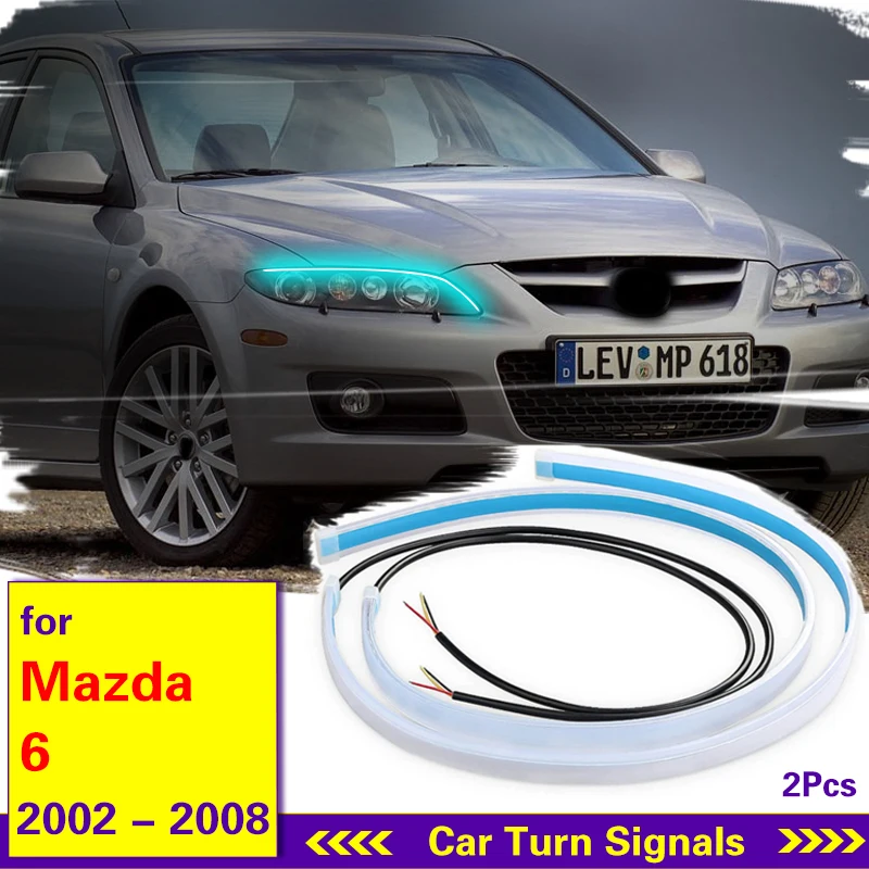 

2 шт., дневные ходовые огни для Mazda 6 2002-2008