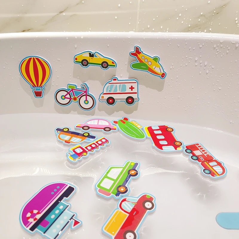 Jouets de salle de bain pour bébé, jouets éducatifs en pâte EVA, jouets d'eau pour bébé, pour 0 12 mois 1 an