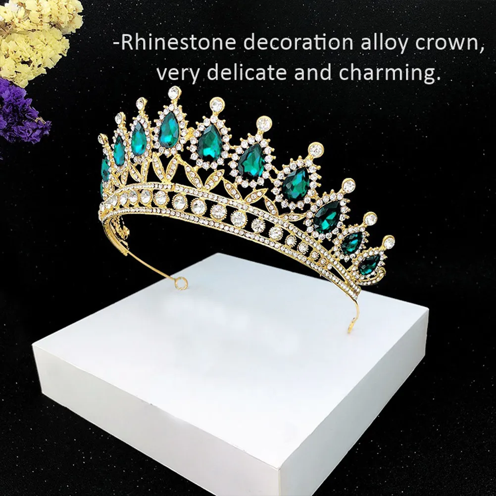 

1 шт. Свадебная корона-ободок с кристаллами, украшенная стразами, романтическое ювелирное украшение, прозрачный центральный элемент в виде витала, очаровательный.