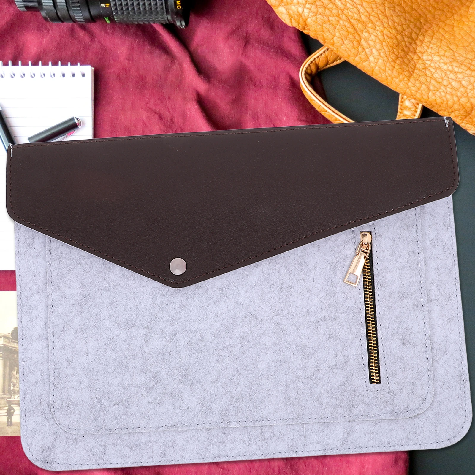 

Laptop Sleeve Bag 15.6 Inch Waterproof Shockproof Portable Tablet Organizer Travel Pouch For Notebook Storage Case Laptop