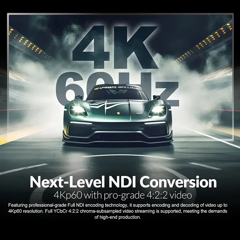 

AVMATRIX DE21-4K PRO High Bidirectional Transfer HDMI-compatible/FULLNDl Bidirectional Conversion with Tally Lndicator PoE &amp