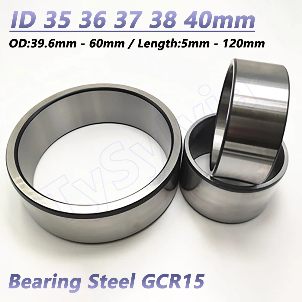 M35 M36 M37 M38 M40mm Bearing Steel Bushing OD 39.6-60mm Industrial Wear Resistant Hollow Shaft Sleeve for Machinery