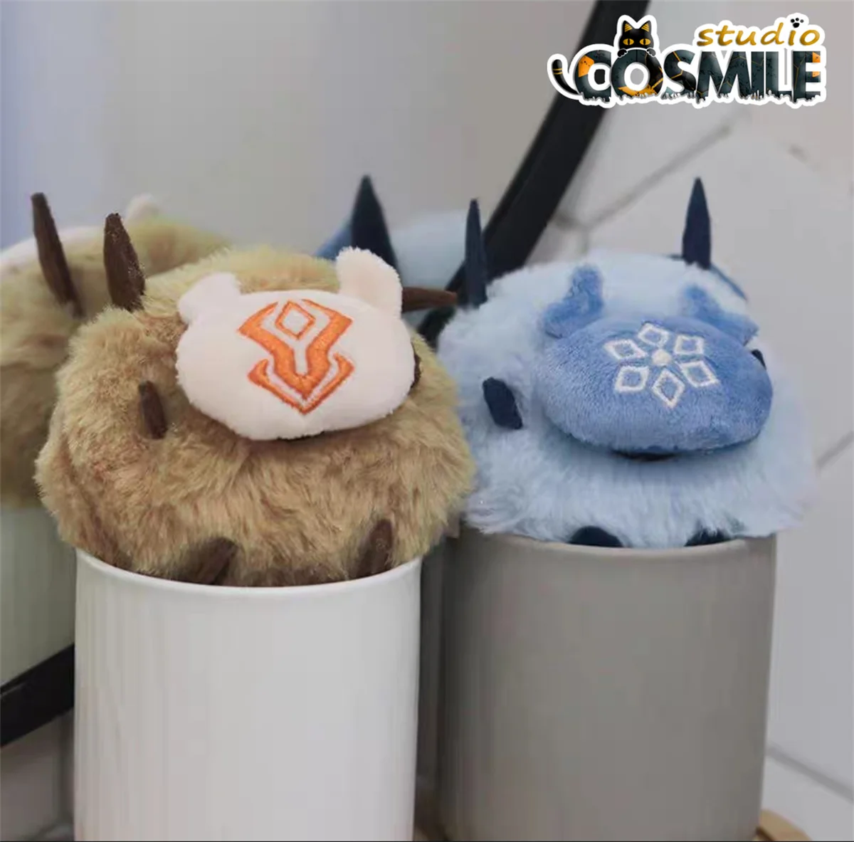 Genshin Impact-llavero de peluche Original tcho-tcho Dango Omanzyuu, muñeca de juguete, accesorios de mochila de Cosplay, Sa