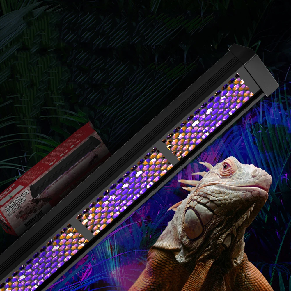 

Reptile UVA+UVB Full Spectrum LED LampTurtle Lizard Light Terrarium Light for Reptile Vivarium Calcium Supply