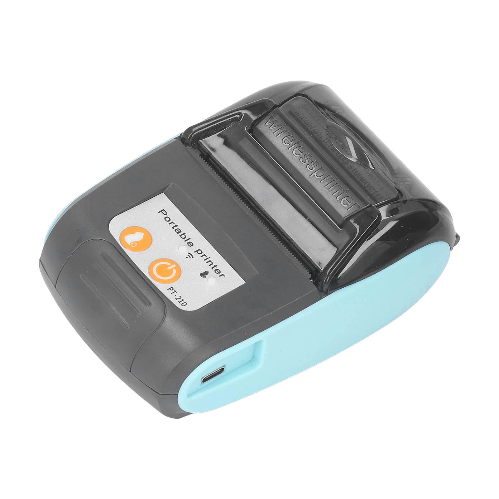 58 مللي متر سماعة لاسلكية تعمل بالبلوتوث استلام طابعة حرارية طابعة الإيصالات المحمولة لمتاجر صناعة الملابس طابعة الإيصالات DC7.4V