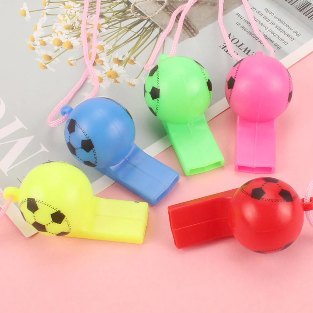 

200pcs Football Whistle Referee Loud Toy Baby Durable Plastic Gift Team Sports Multi Function