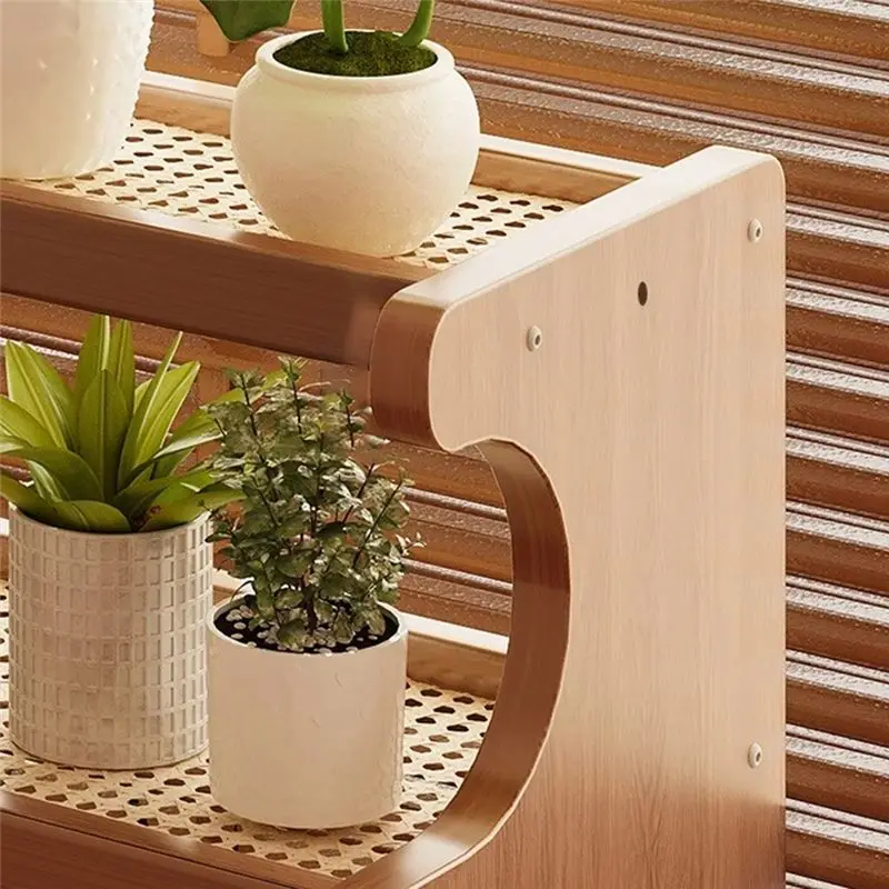 ABNL Desktop Flower Shelf Indoor Office Green Plants Multi-Layer Laddy Window Sill Balcony Ladder Flower Pot Shelf
