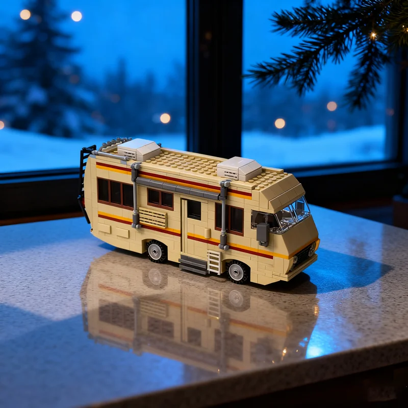 

662pcs MOC The Crystal Ship Breaking Bad Model Building blocks toys Architecture Christmas gift Assemble DIY idea Education Kids