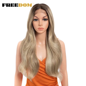 Parrucca sintetica diritta in pizzo FREEDOM con i capelli del bambino 24 