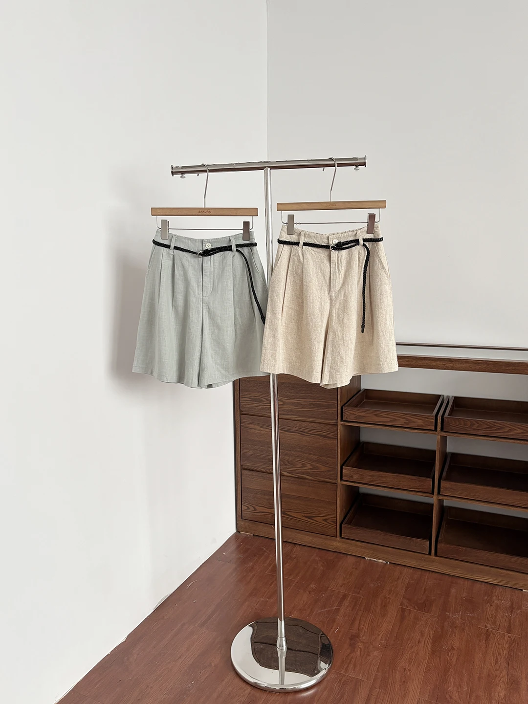 Casual Straight Leg Mid-Length Pants Women's Summer Lazy Versatile Slimming Loose Waist Wide Leg Five-Quarter Pants