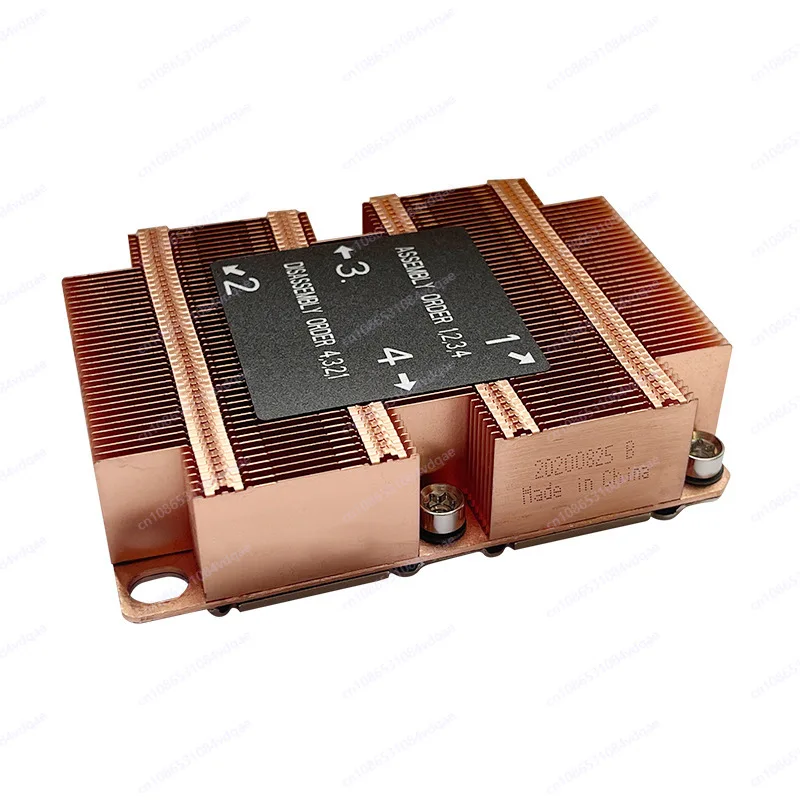 

3647 прямоугольный 1U чистый медный серверный радиатор itx, ультратонкий компьютерный настольный вентилятор B4A