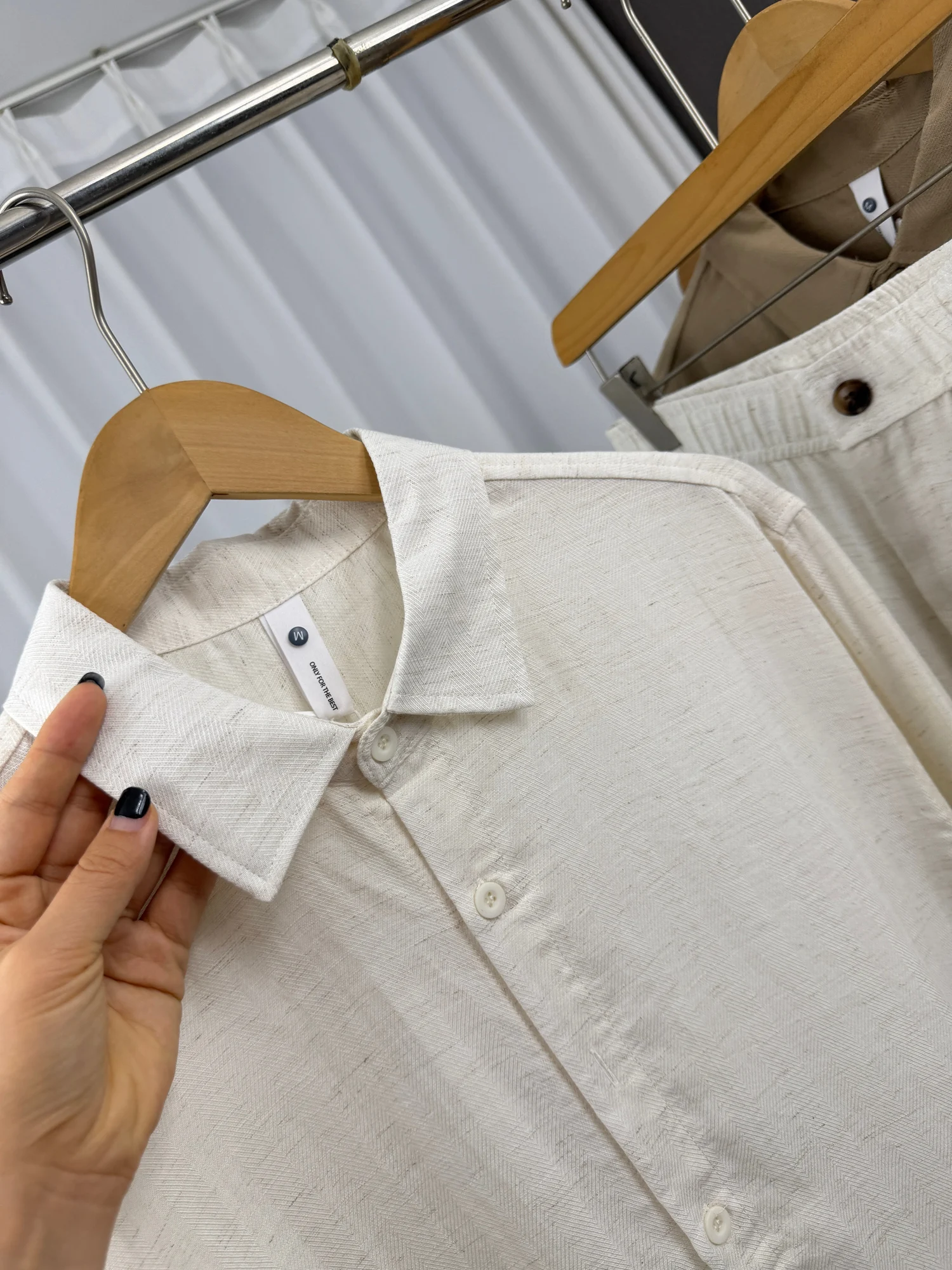Japanese Style Men's Linen Casual Shirt And Pants Set Long Sleeve Thin Breathable Autumn Wear Comfortable Loose Fit Button up