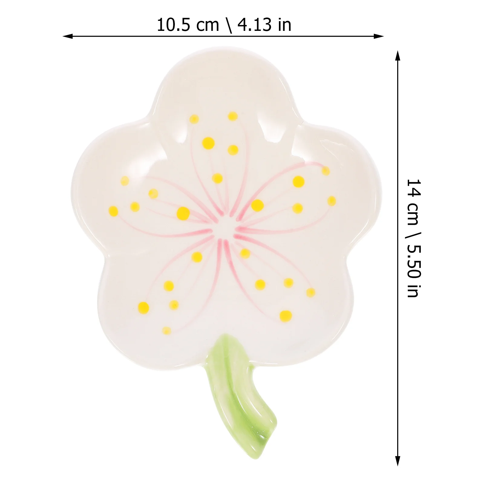 

Flower Shaped Ceramic Soap Box Minimalist Design Bathroom Decorative Soap Dish for Home Kitchen Bathtub Non-Slip Bottom Easy
