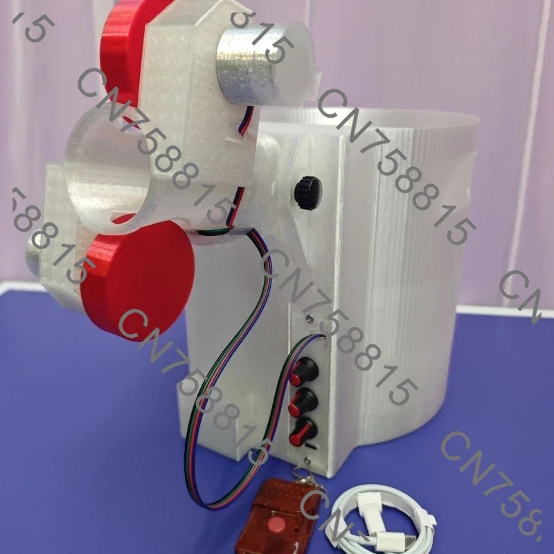 For Am，Lightweight ball trainer, adjustable table tennis serve machine, large capacity table tennis throwing machine