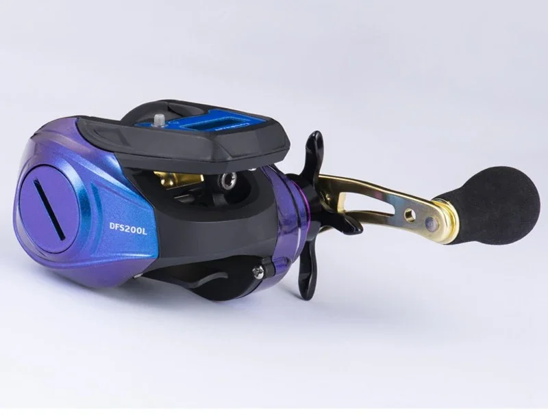 Accurate Display Baitcaster Reel 5+1BB 9kg Drag 6.3:1 Gear   Digital ProElectronic Fishing Reel