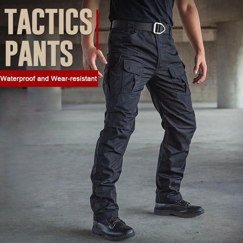 

Tactical Pants Men Waterproof Waterproof pants men Combat Trousers Outdoor Multi-pocket Wear-resistant Cargo Pant