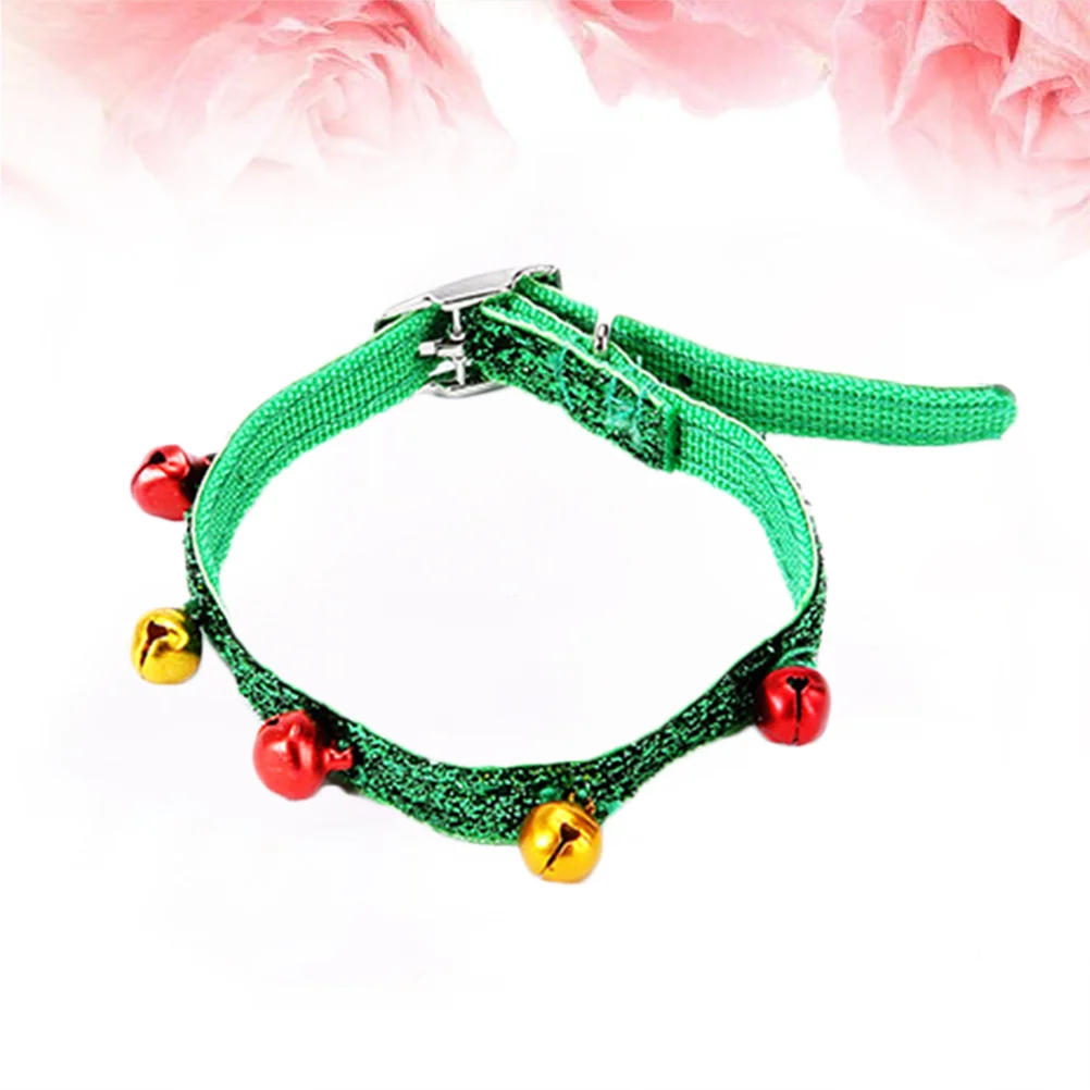 

Pet Dog Collar Adjustable Christmas Colorful Bells Unique Design Comfortable for Cat Dog Outdoor Walking Sports