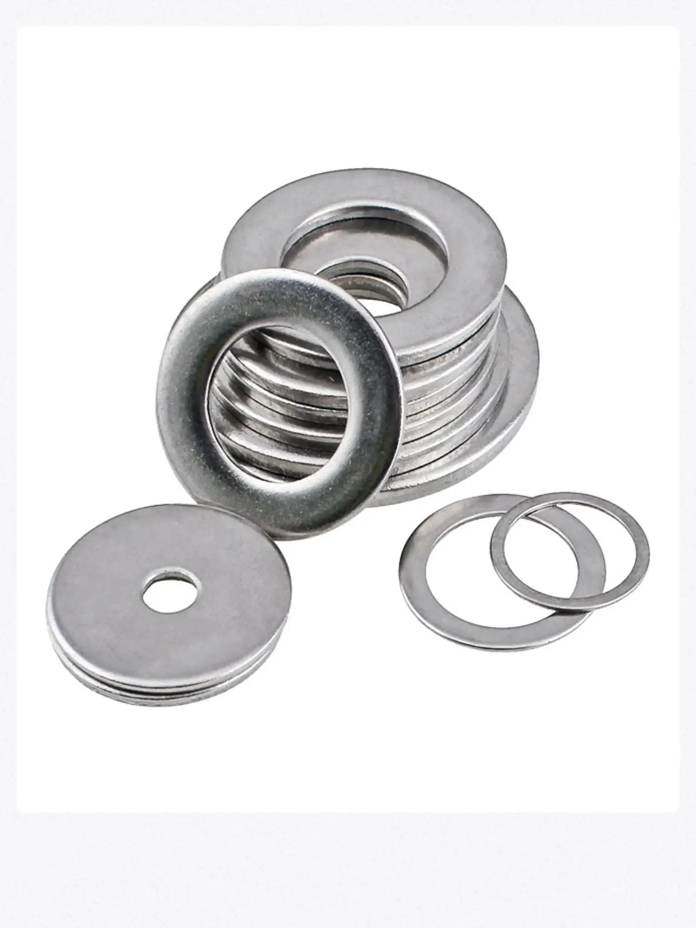 304 Stainless Steel Gasket Flat Washer Enlarged Thickeneded Meson Round Washer M20M22M24M27M30