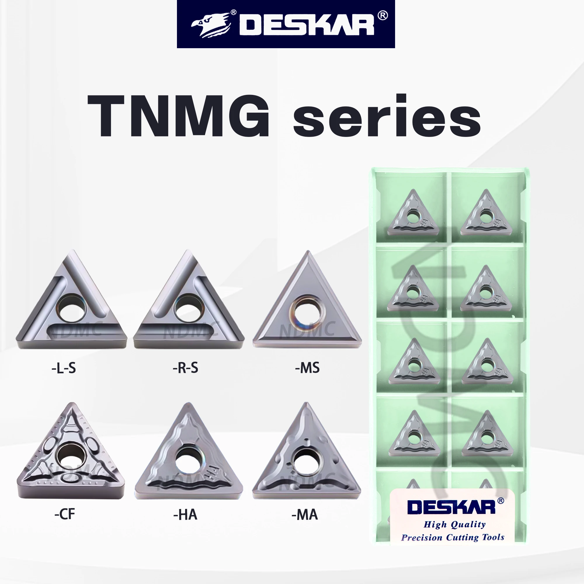 

TNMG160404/08-CF/HA/MA/MS/R-S/L-S LF6018S Numerical Control Lathe Turning Series Tools Machining Stainless Steels Triangle Blade