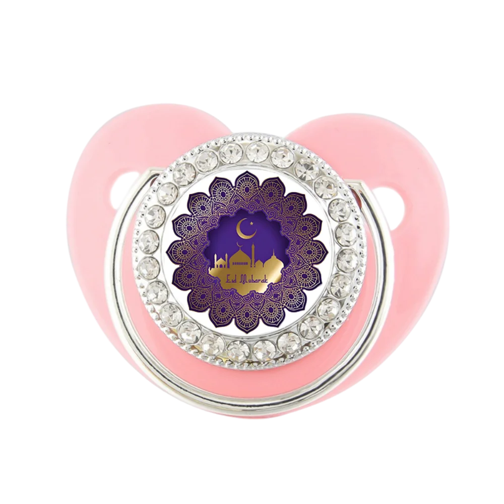 Muslim Baby Pacifier with Dust Cover Newborn Soother Silicone Teething Chew Toy Calm Comfort Trending