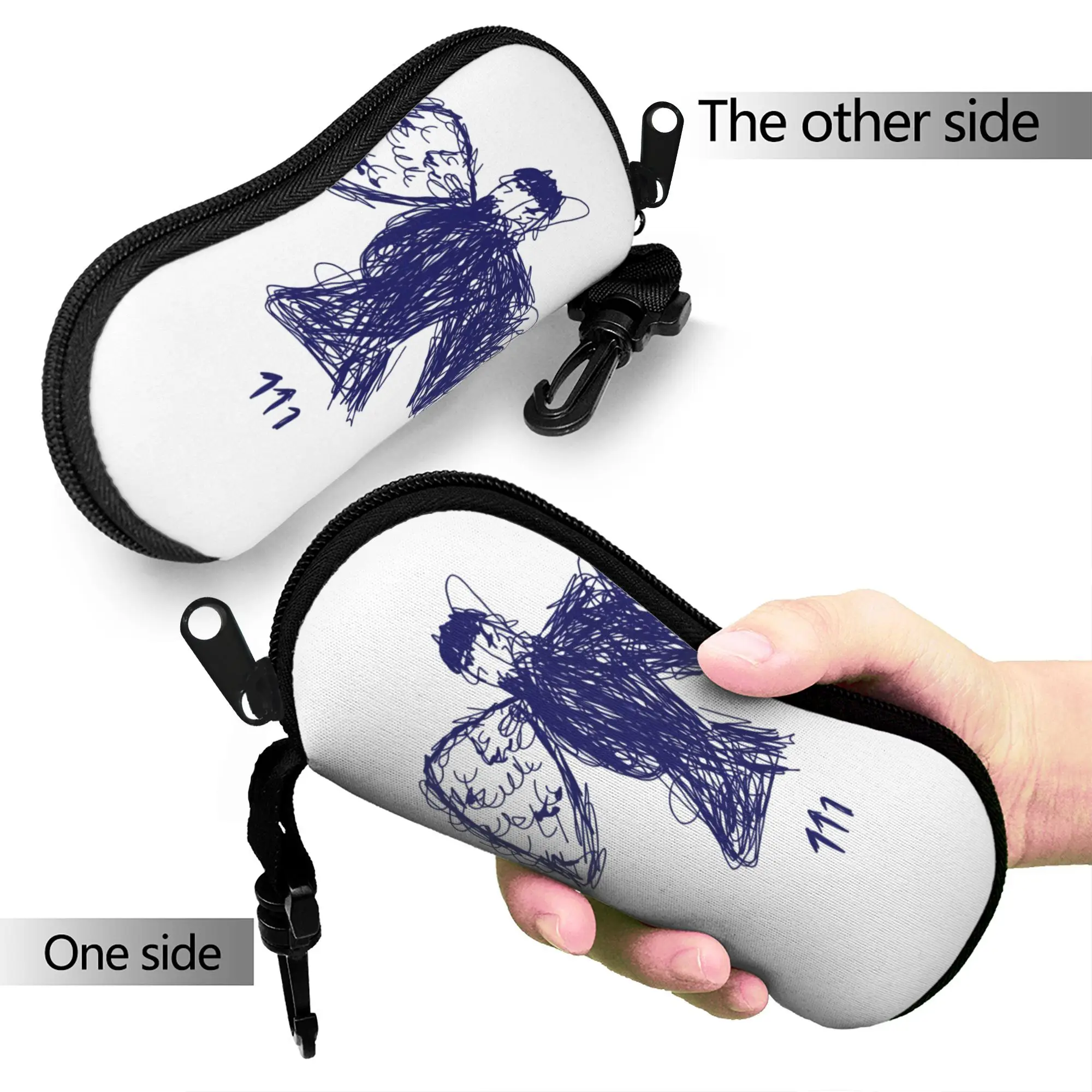 Rapper Milo J  111  Glasses Case Cover  Print Sunglasses Pouch Vintage Pocket Eyeglass Protector Male Female Eyewear Organizer