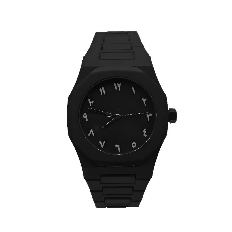 Geometric Sport Watch 40.5mm, Lightweight TPU Case & Band, Octagon Shockproof Design Digital Dial for Gym/Running