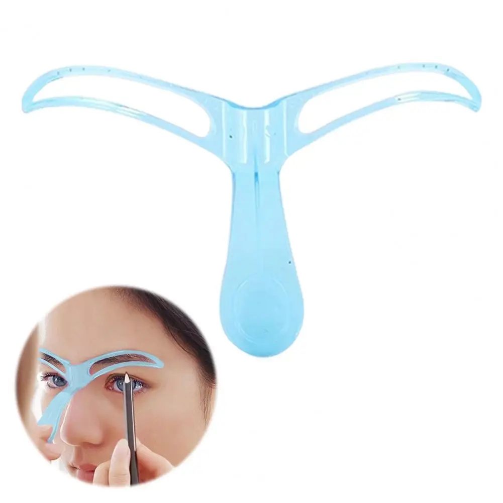 1/2/4/6 pezzi stencil per sopracciglia modello per sopracciglia con manico guida per mappatura delle sopracciglia carta ausiliaria riutilizzabile strumenti per modellare le sopracciglia veloci