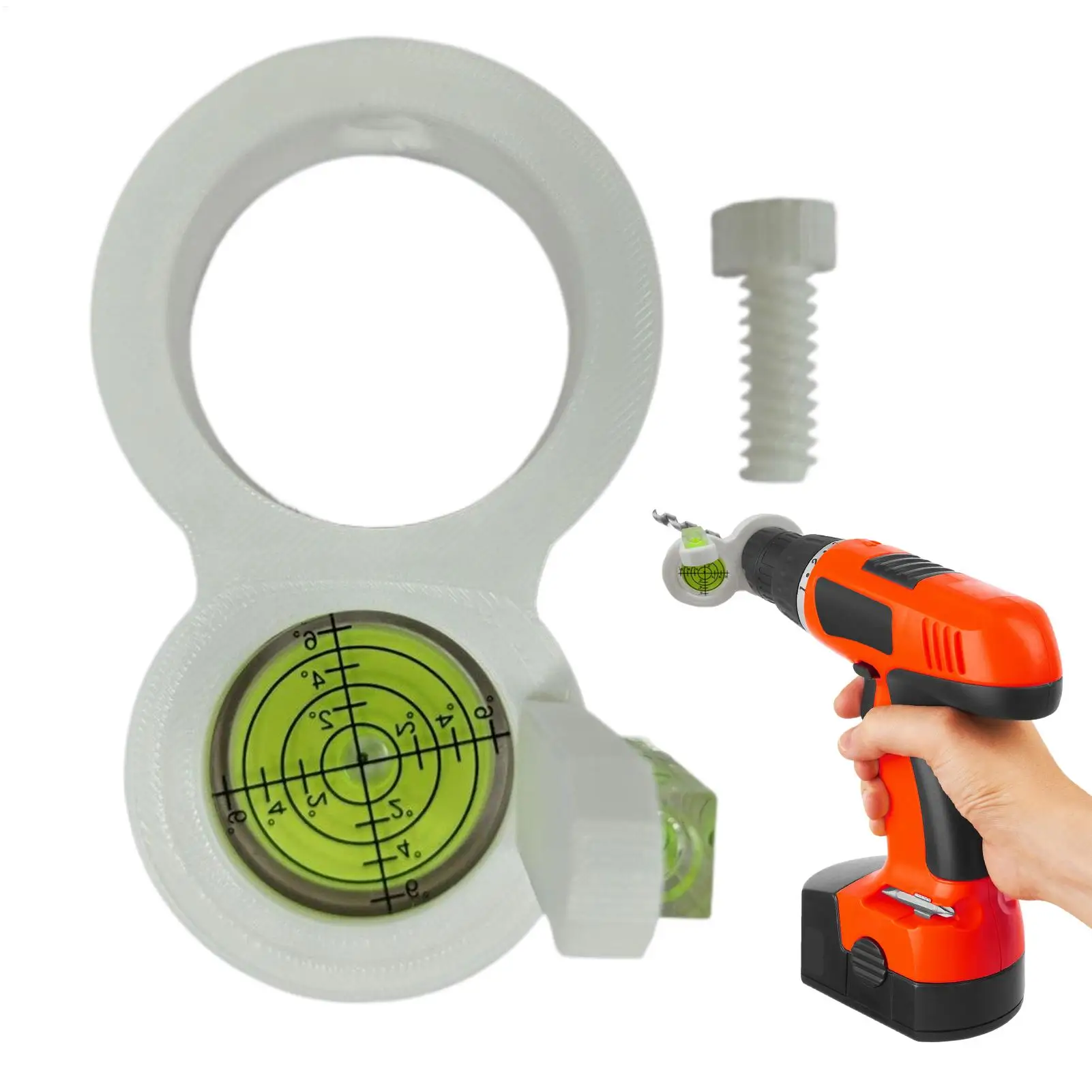 Hole Drilling Level Electric Drill Leveler Tool Hole Drilling Precision Guide for Wall Decoration Photo Frame Pipeline Laying