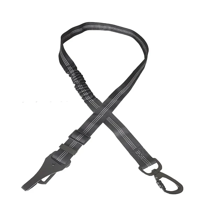 

2pcs 3-in-1 Adjustable Reflective Bungee Tether Dog Car Harness with Clip Hook Latch & Buckle for Dogs Pets Safety Seatbelt