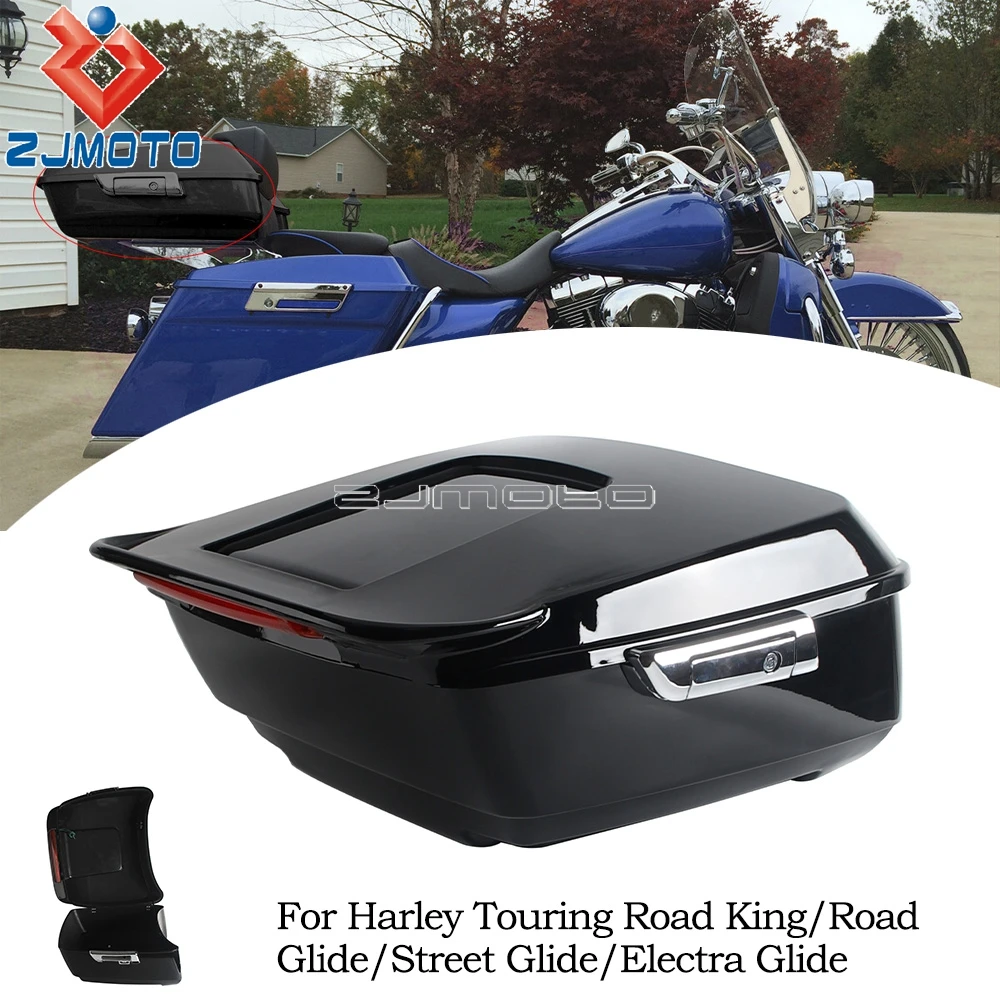 

Motorcycle Chopped Trunk Latch Tour Trunk Pack For Harley Touring 14+ Road King FLHR FLHRSE6 Street Glide FLHX FLHXS Road Glide