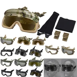 Hunting Glasses Airsoft Tactical Helmet Goggles For FAST MICH Wendy Series Helmets Accessories