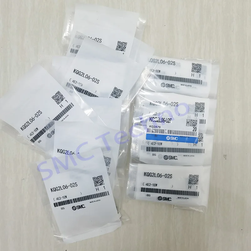 SMC Original KQG2L06-02S Stainless Steel Quick Connector KQG2L06 Series KQG2L06-M5-01S-03S