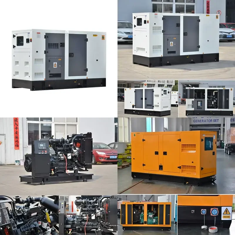 ISO CE Certified with Silent Canopy Generator 50kw 60kva 80kva 100kva 120kva Cheap Price Factory Direct Sales