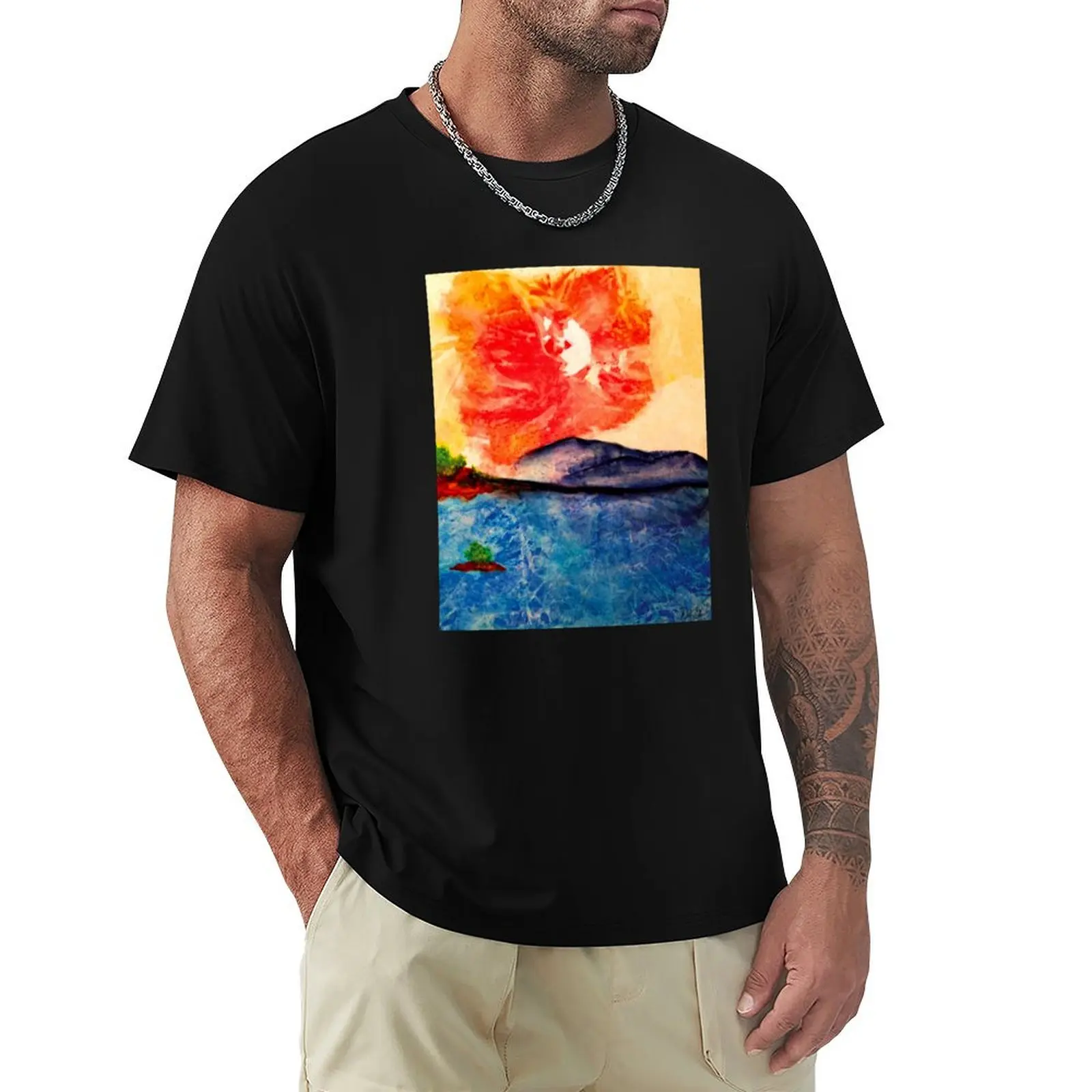 Praise T-Shirt Simple Solid Color Crew Neck Tee