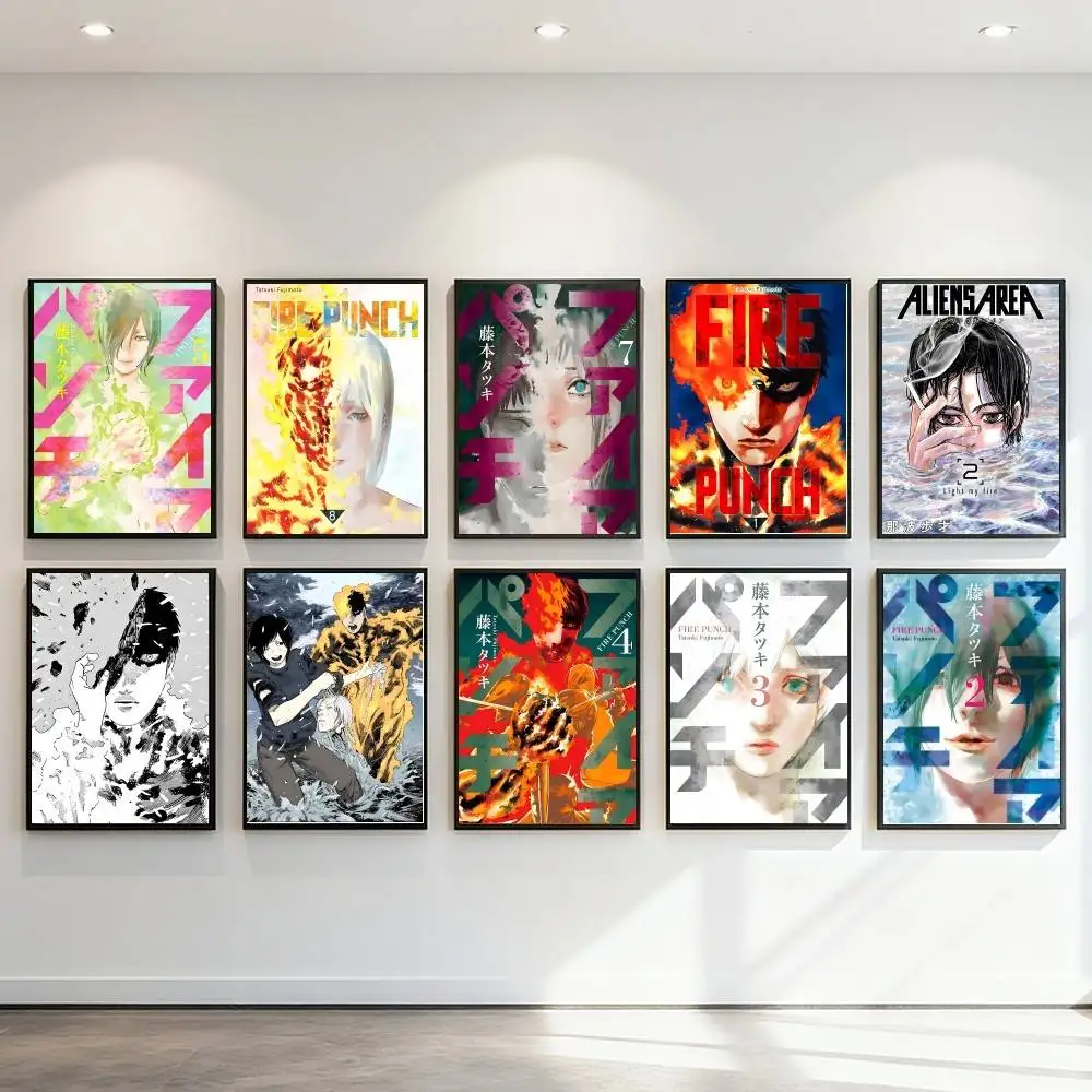 F-Fire Punch Anime Poster Art Print Anime Style Home Decor Ideal Gift Perfect Room Decor