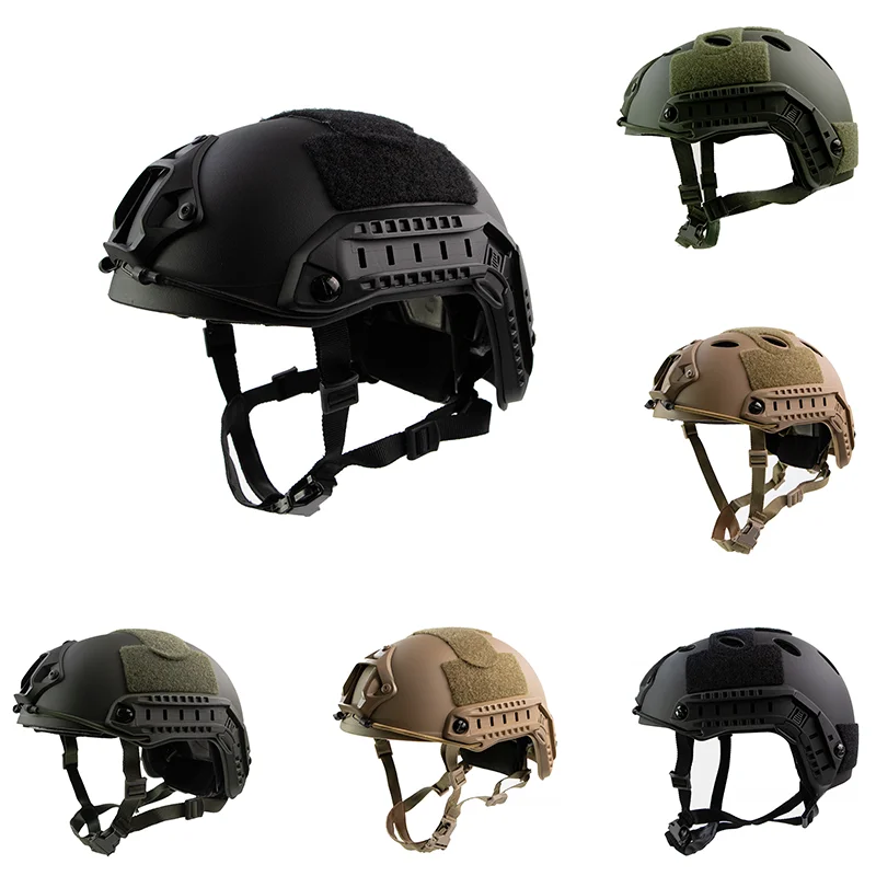 FAST Tactical Protective Helmet for Airsoft, ABS, New, Thickened, Outdoor, PJ, Air Gun Shooting, CS Protective Equipment