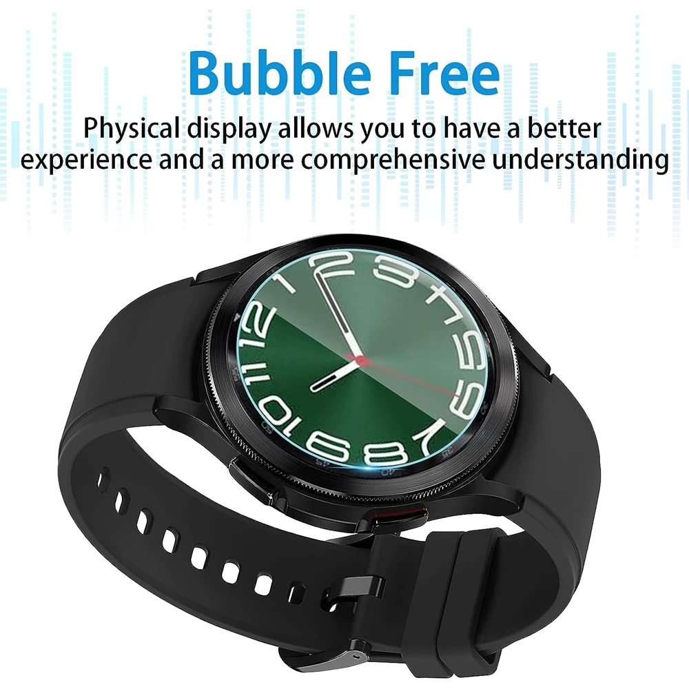 الزجاج المقسى لسامسونج غالاكسي ساعة 6 الكلاسيكية 43 مللي متر 47 مللي متر HD حامي الشاشة فيلم المضادة للخدش ل Watch6 اكسسوارات الكلاسيكية