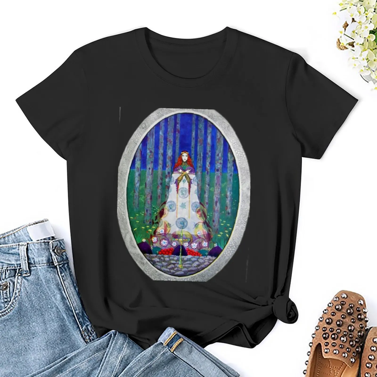 The Marsh King's Daughter - Harry Clarke T-Shirt graphics tops oversized cute clothes designer clothes Women luxury