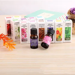 Juego de aceites esenciales para humidificador, fragancias aromáticas para humidificador, lavanda, eucalipto, vainilla, orégano, Neroli, fabricación artesanal, purificación del aire de velas, 10ml