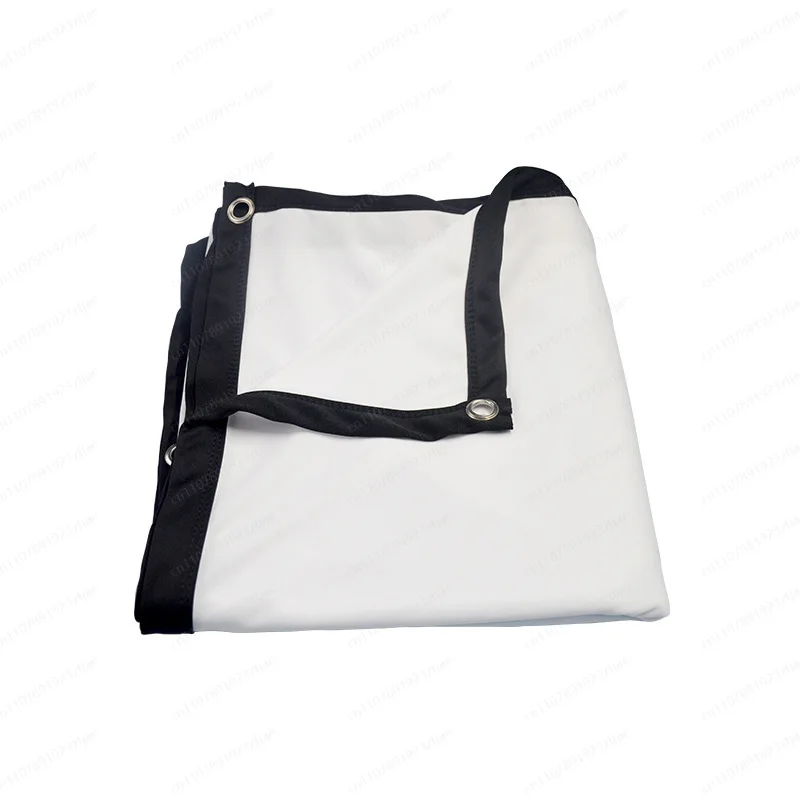 16：9 Thickened 60 120 inch portable outdoor curtain milk silk soft screen high definition folding enjoy open-air movies