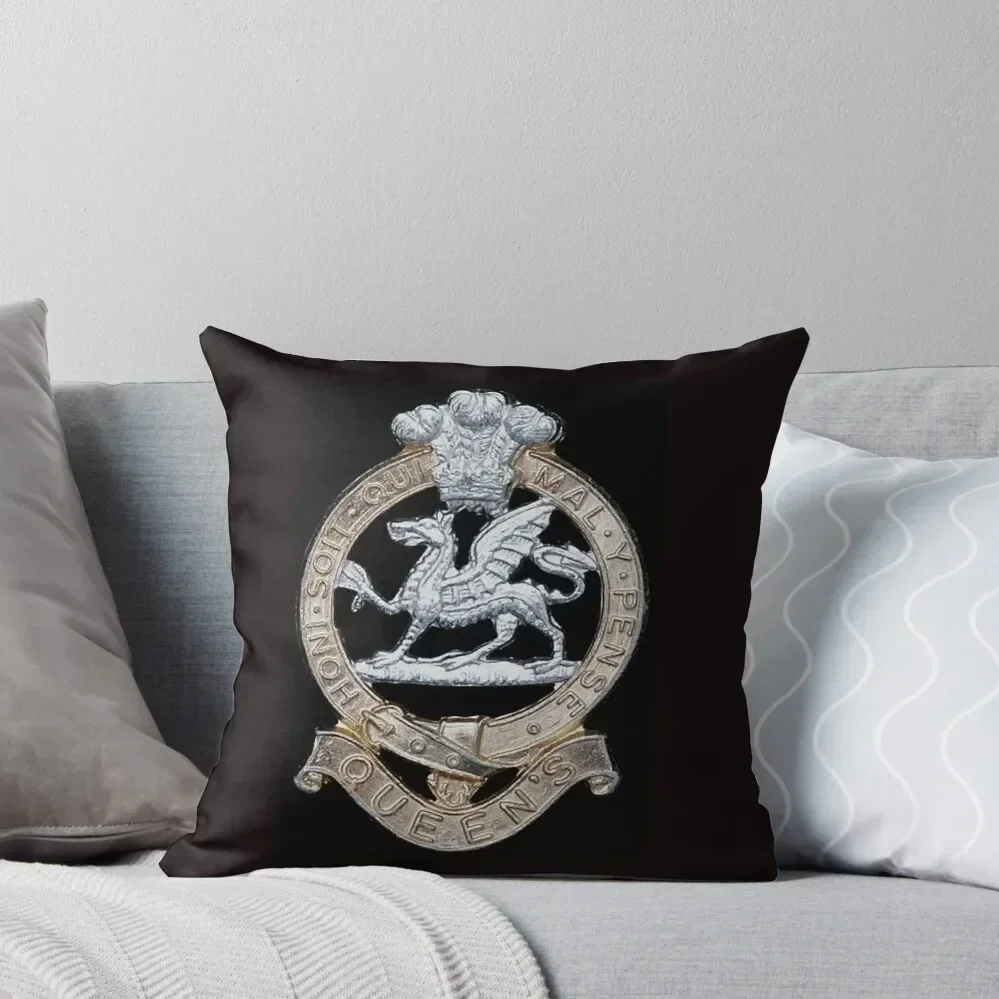 

Queens Regiment Cap Badge picture Throw Pillow Christmas Covers For Cushions Pillowcase Cushion pillow