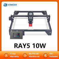 LONGER RAY5 10W Laser Engraver Touch Screen 32-bit Chipset WIFI Connectivity 04x0.04mm Laser Spot Engraving Cutting Machine